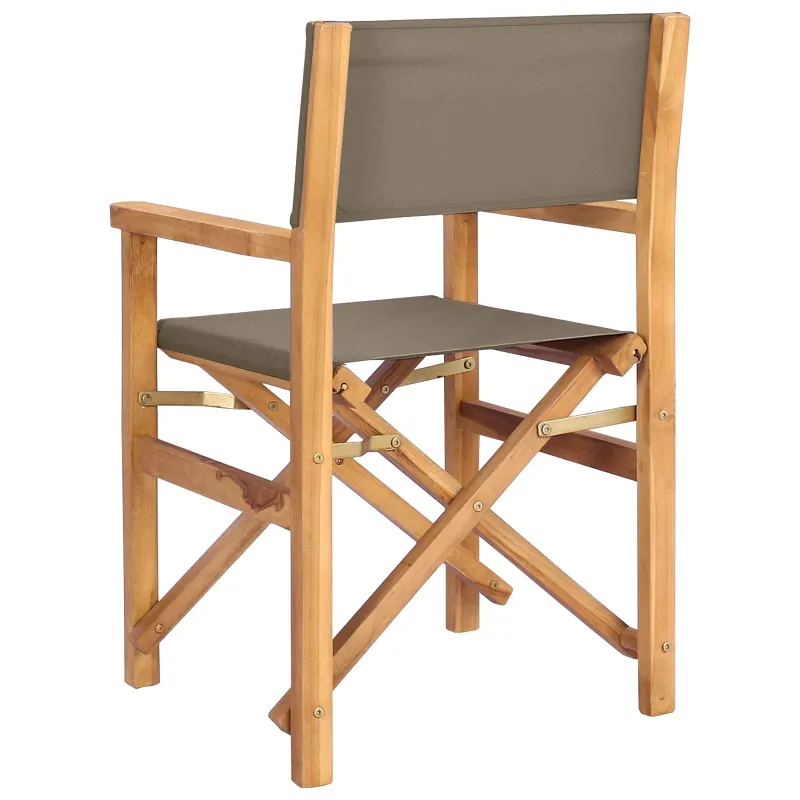 Valgomasis krėslas Ruda ir taupe 56 x 54 x 87 cm