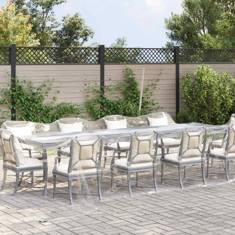 Tarpas 350 gsm Skaidrus 7 x 4 m PVC