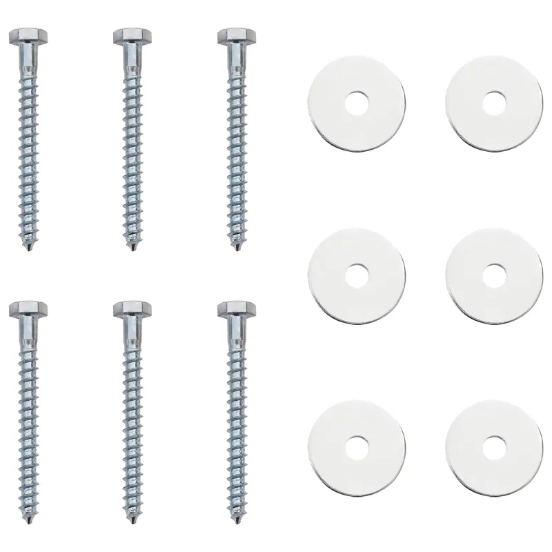 Žemės inkaras 6 pcs Sidabrinė Ø10 x 60 cm Cinkuotas metalas