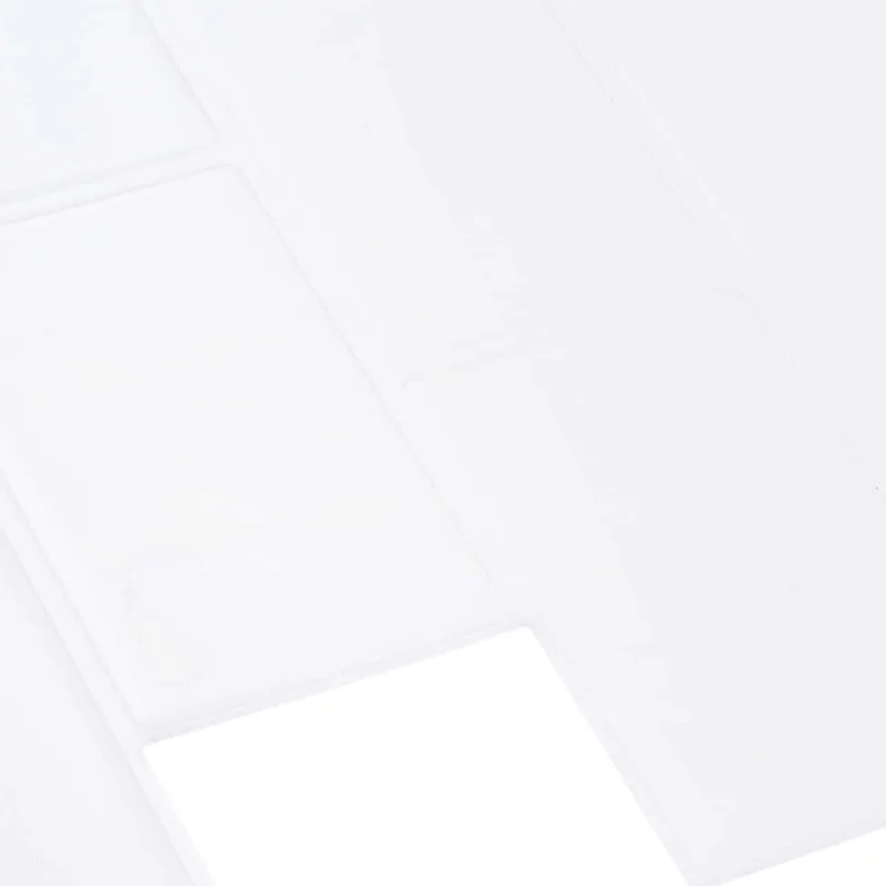 Metro plytelė 50 pcs Balta 30 x 30 cm Poliuretanas ir PET