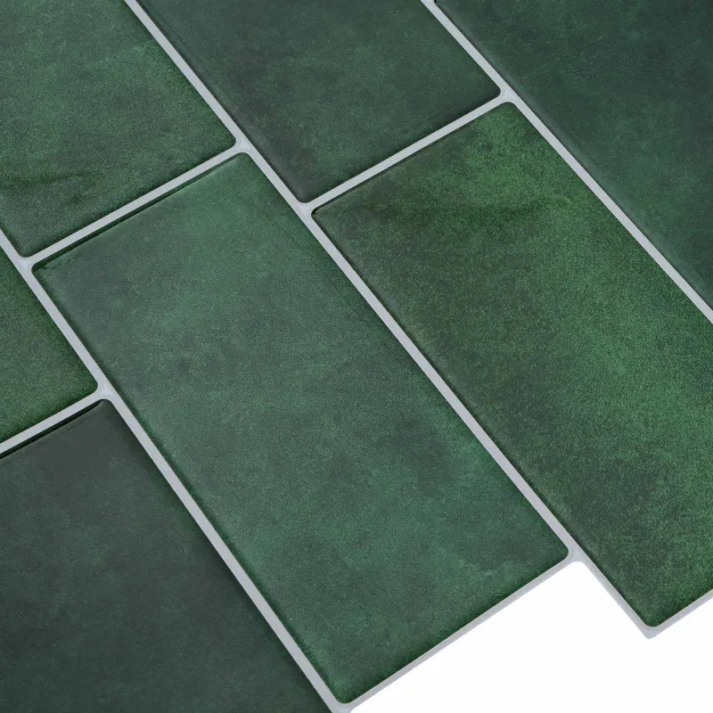 Metro plytelė 20 pcs Tamsiai žalia 29 x 21 cm