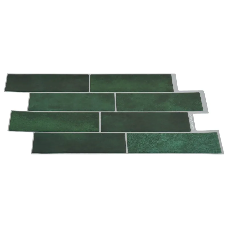 Metro plytelė 50 pcs Tamsiai žalia 29 x 21 cm