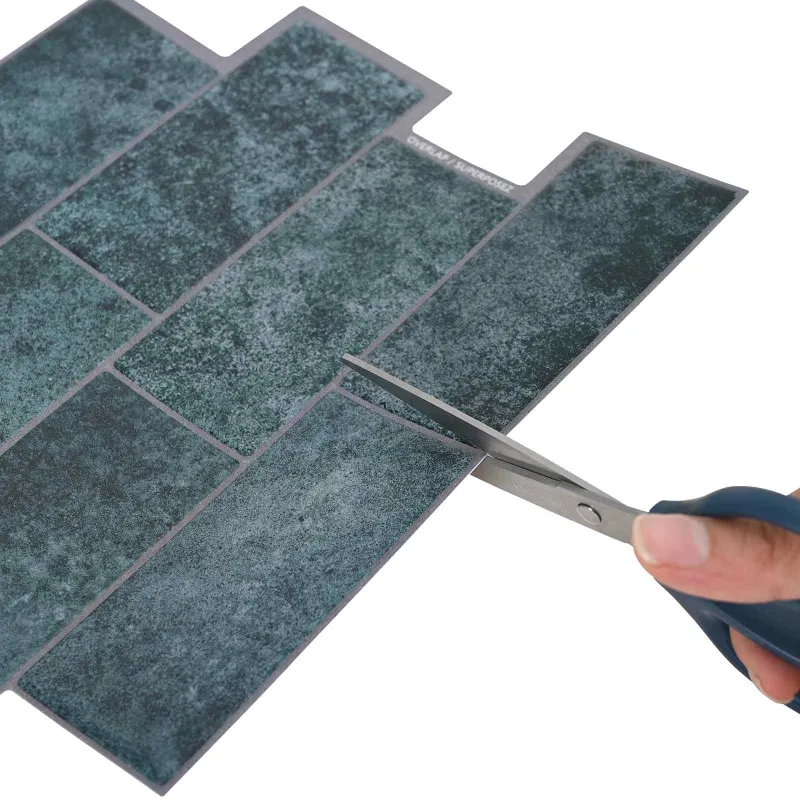 Metro plytelė 10 pcs Mėlyna žalia 29 x 21 cm