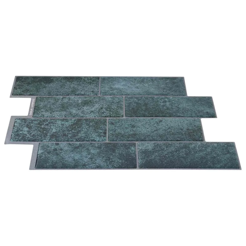 Metro plytelė 20 pcs Mėlyna žalia 29 x 21 cm
