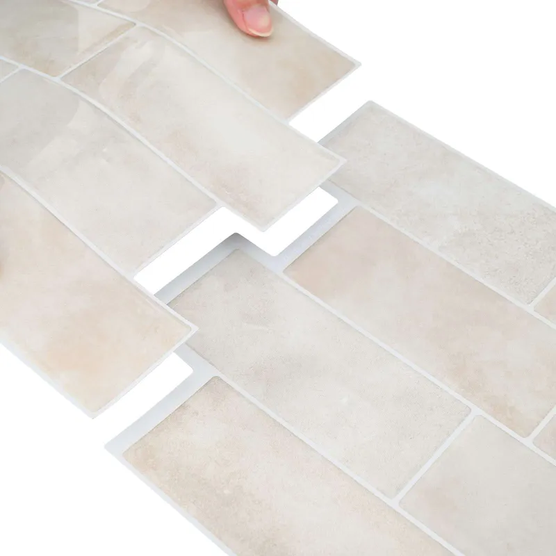 Metro plytelė 10 pcs Šviesiai ruda marmuro 29 x 21 cm