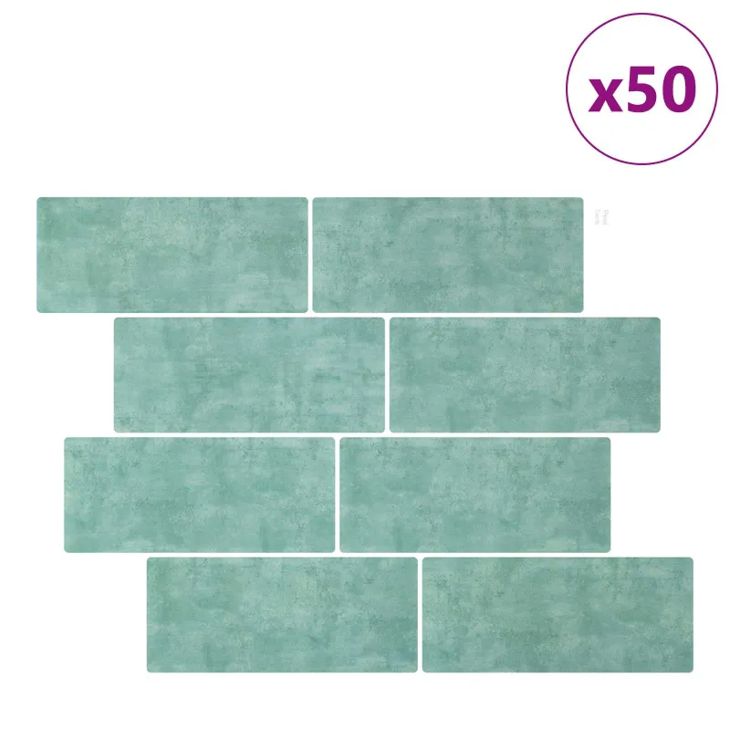 Metro plytelė 50 pcs Pilkai žalia 29 x 21 cm