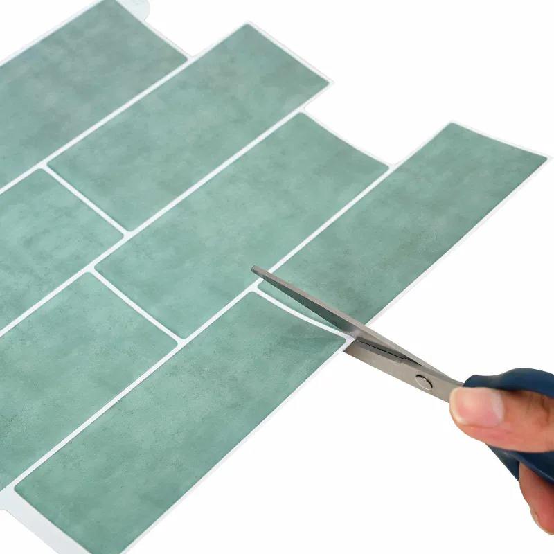 Metro plytelė 50 pcs Pilkai žalia 29 x 21 cm