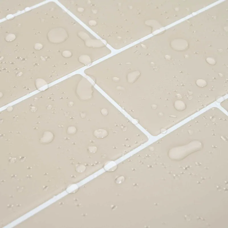 Metro plytelė 10 pcs Smėlio 29 x 21 cm Poliuretanas ir PET