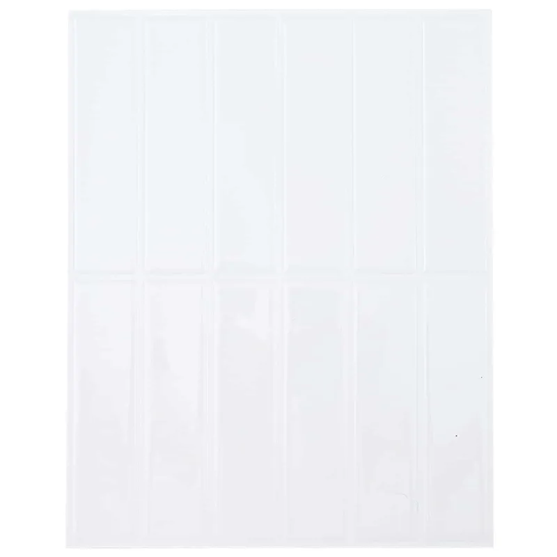 Stačiakampė plytelė 10 pcs Balta 29 x 23 x 0,08 cm