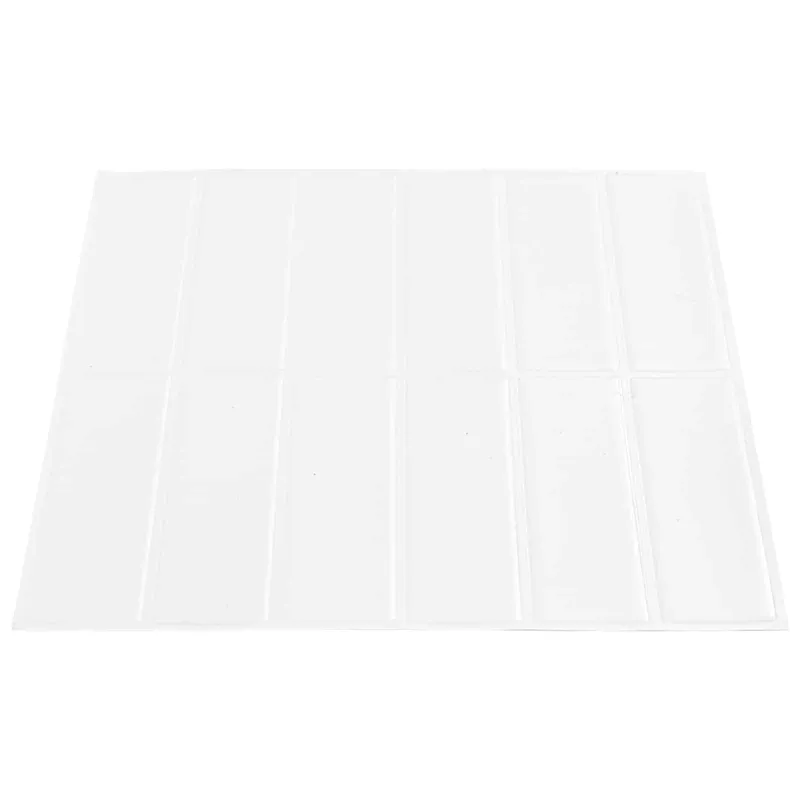 Stačiakampė plytelė 10 pcs Balta 29 x 23 x 0,08 cm