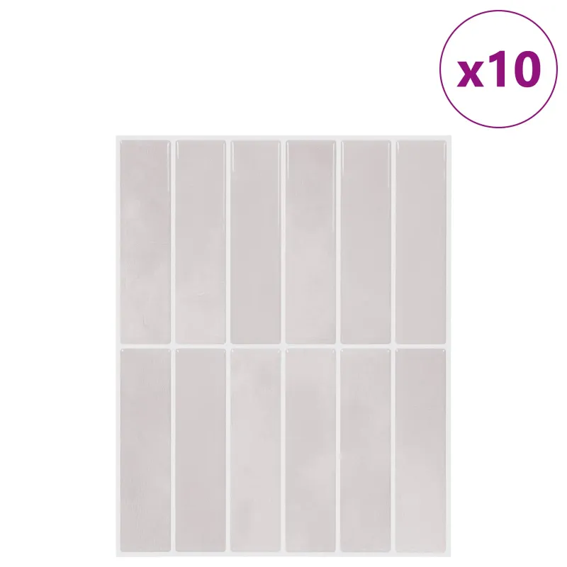 Stačiakampė plytelė 10 pcs Smėlio 29 x 23 x 0,08 cm