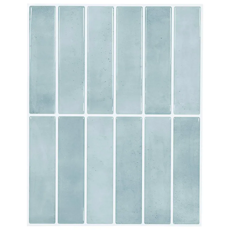 Stačiakampė plytelė 20 pcs Pilkai žalia 29 x 23 x 0,08 cm