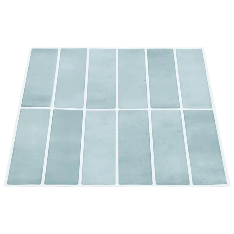 Stačiakampė plytelė 20 pcs Pilkai žalia 29 x 23 x 0,08 cm