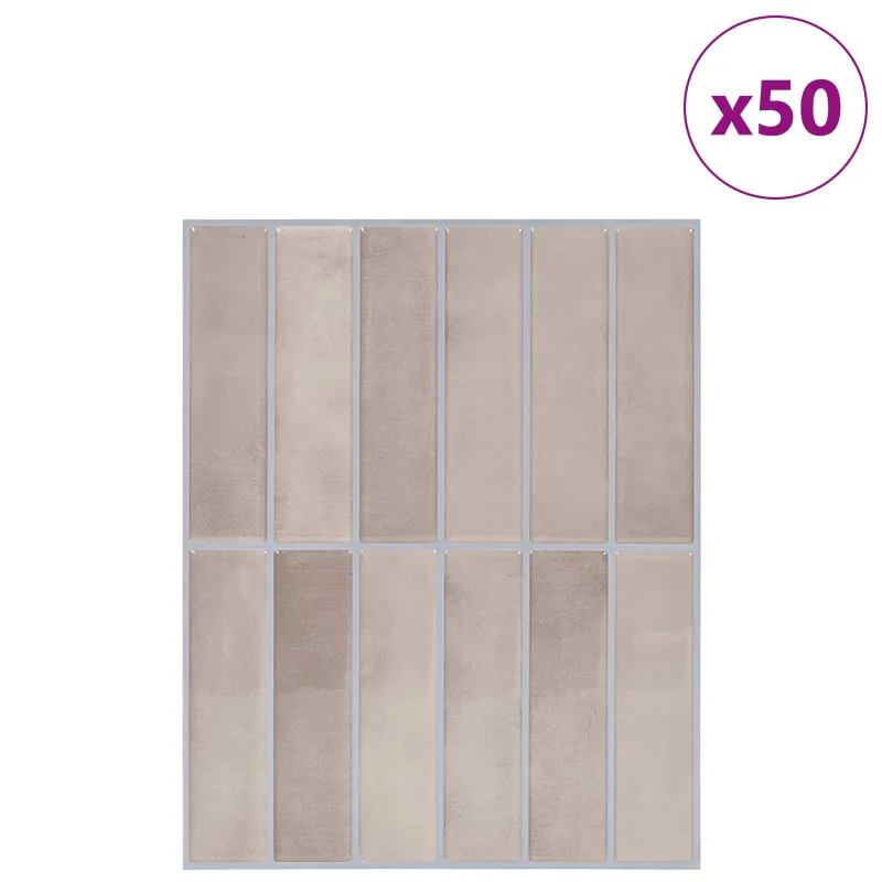 Stačiakampė plytelė 50 pcs Smėlio spalvos kava