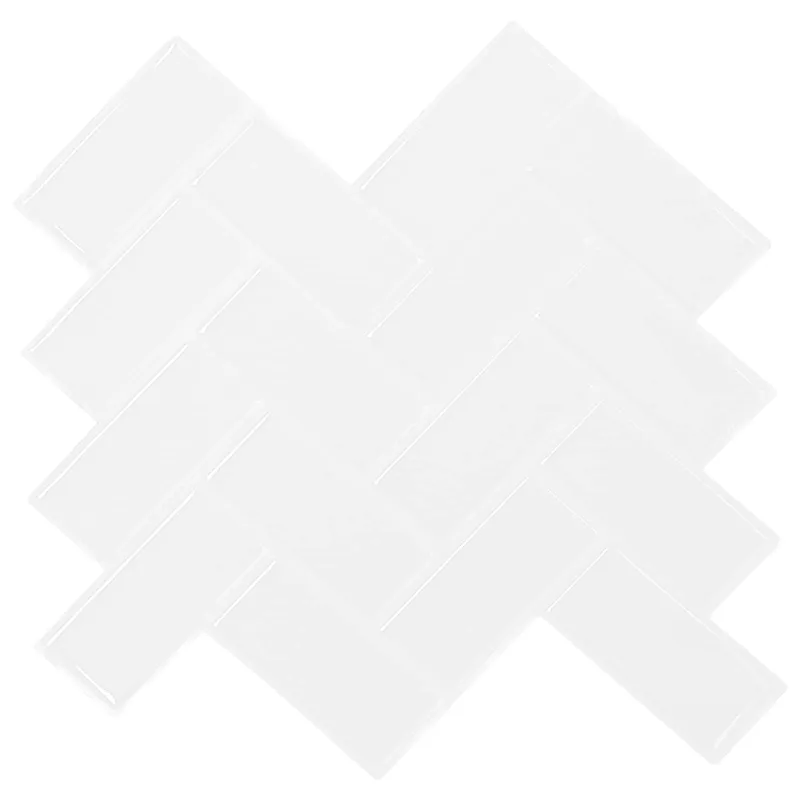Žuvies kaulo plytelė 10 pcs Balta 30 x 30 cm