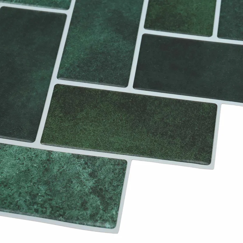 Žuvies kaulo plytelė 50 pcs Tamsiai žalia 30 x 30 cm