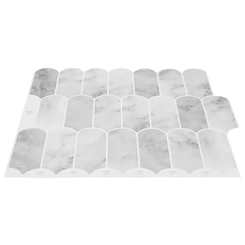 Pūkuota plytelė 10 pcs Pilkas marmuras 30 x 30 cm