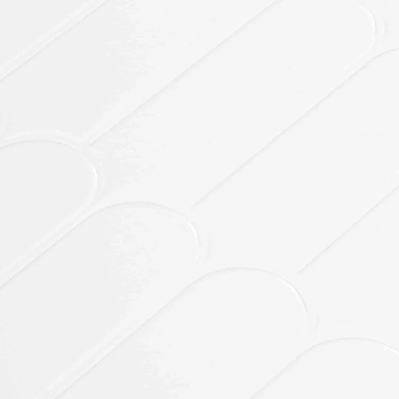 Pūkuota plytelė 50 pcs Balta 30 x 30 cm Poliuretanas ir PET