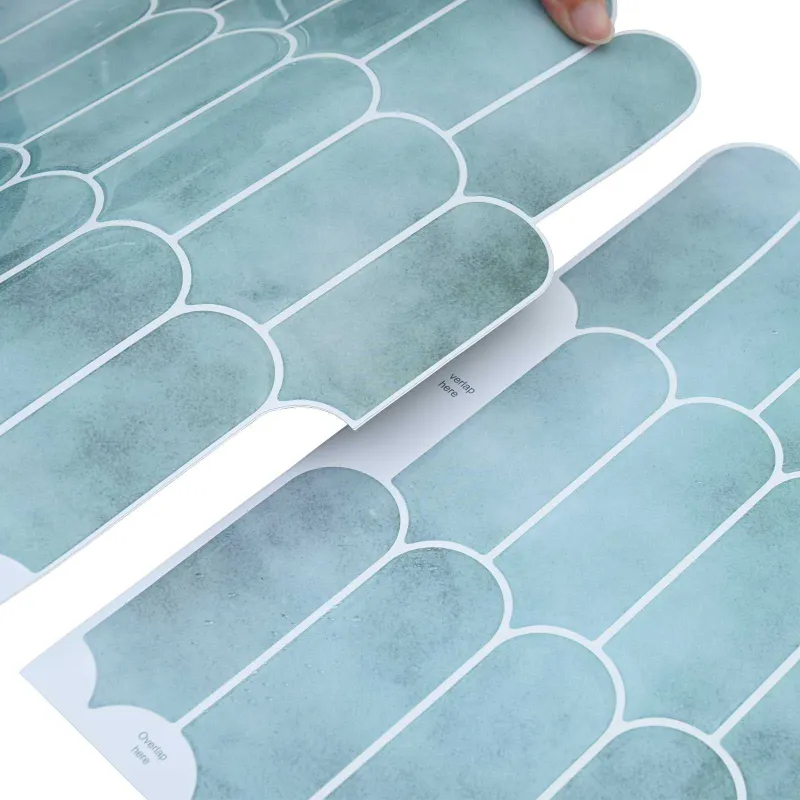 Pūkuota plytelė 20 pcs Žalia 30 x 30 cm Poliuretanas ir PET