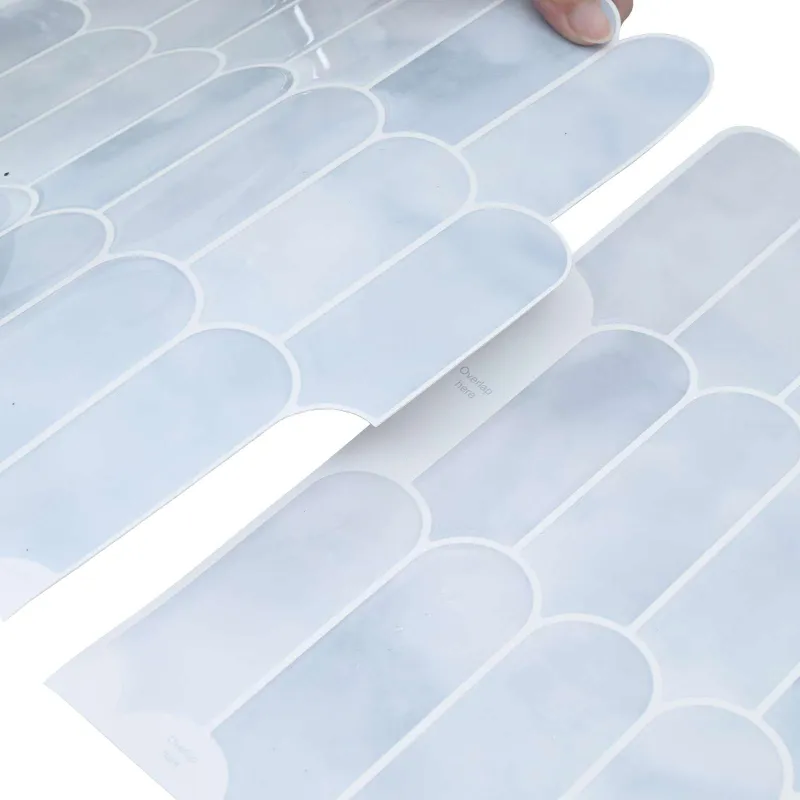 Pūkuota plytelė 10 pcs Šviesiai mėlyna 30 x 30 cm