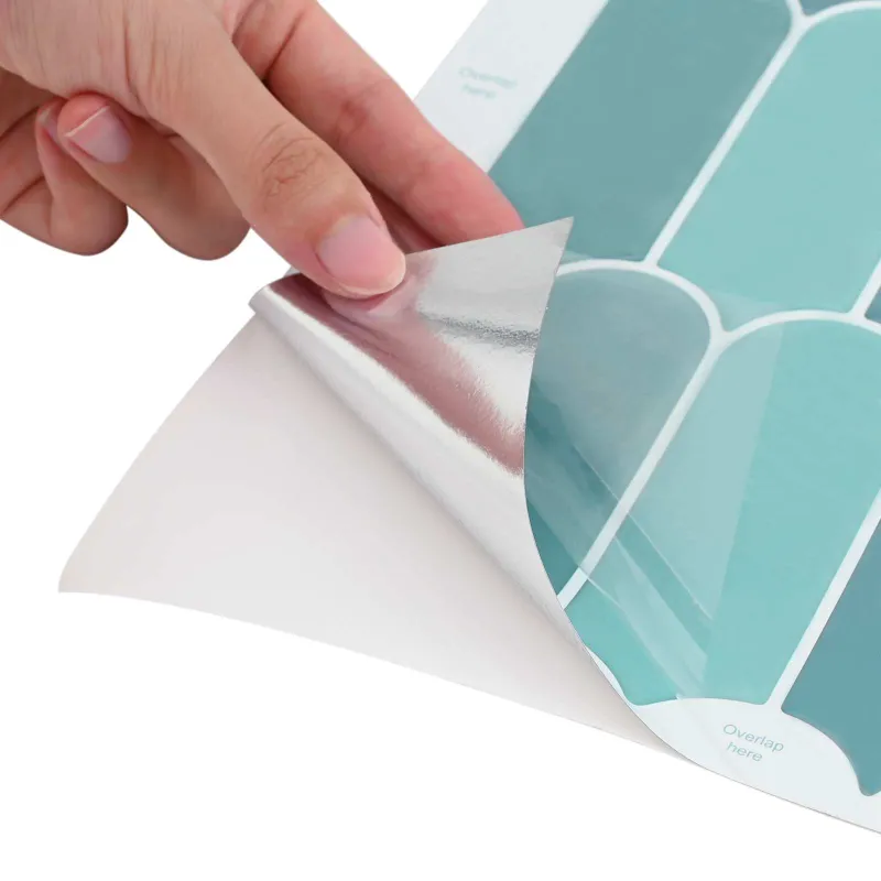 Pūkuota plytelė 20 pcs Mėlyna 30 x 30 cm Poliuretanas ir PET