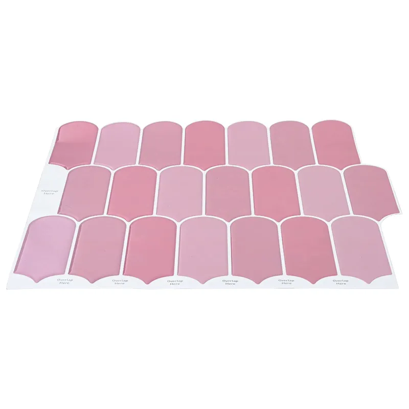 Pūkuota plytelė 10 pcs Rožinė 30 x 30 cm Poliuretanas ir PET