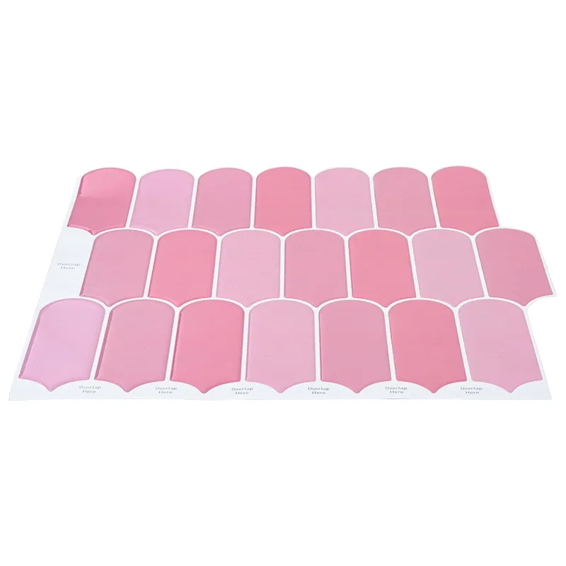 Pūkuota plytelė 50 pcs Rožinė 30 x 30 cm Poliuretanas ir PET