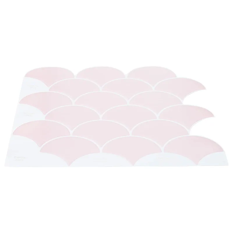 Žuvies žvynų plytelė 50 pcs Šviesiai rožinė 30 x 30 cm