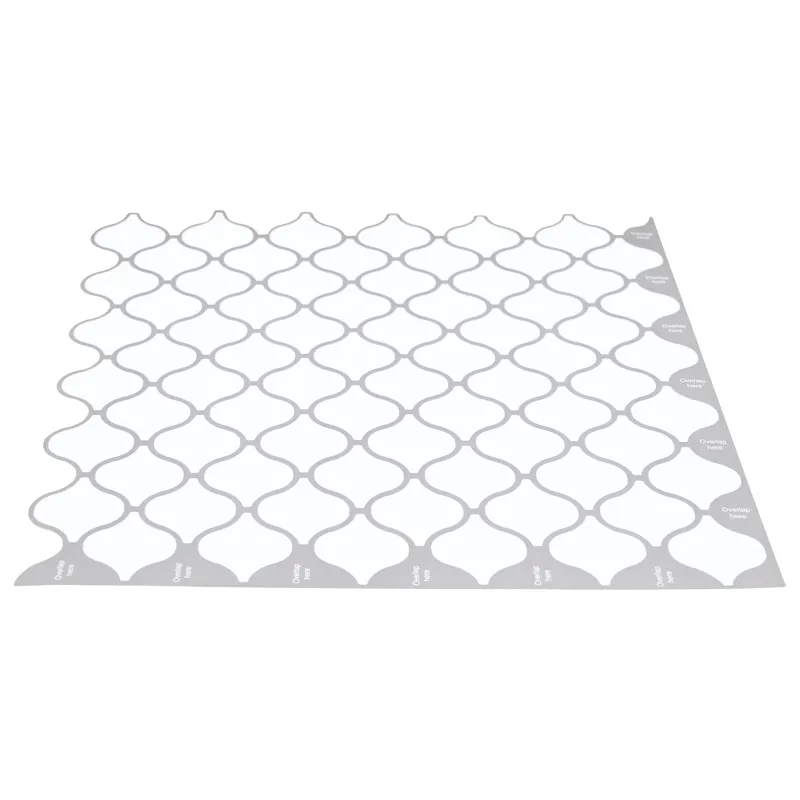 Lanterna plytelė 10 pcs Balta 27 x 27 cm Poliuretanas ir PET