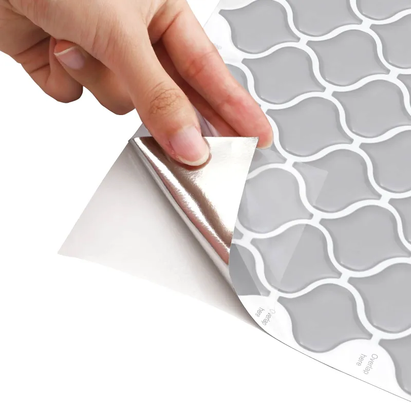 Lanterna plytelė 20 pcs Pilka 27 x 27 cm Poliuretanas ir PET
