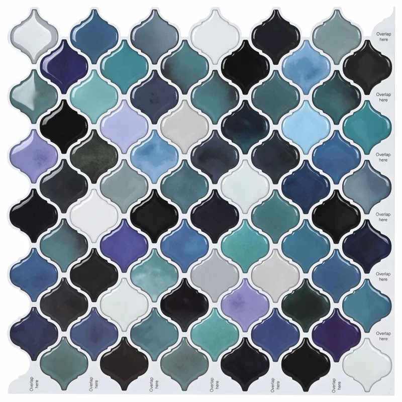 Lanterna plytelė 20 pcs Mėlyna žalia 27 x 27 cm