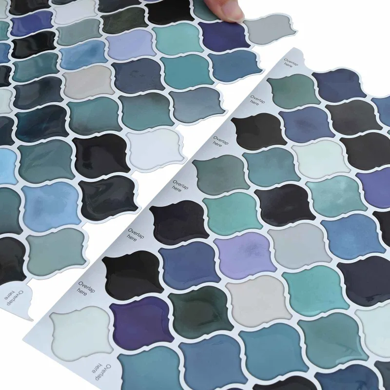 Lanterna plytelė 50 pcs Mėlyna žalia 27 x 27 cm