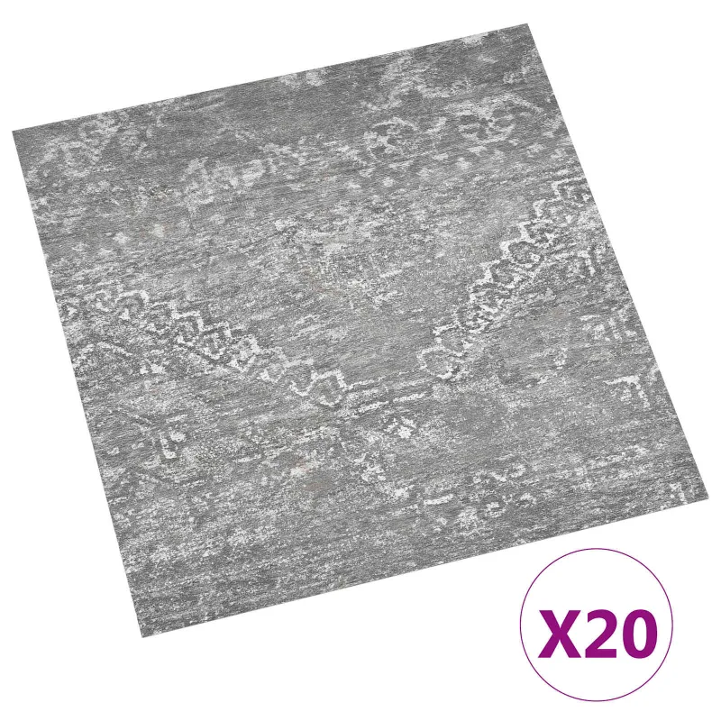 Savesiūnančių Grindų Plokštės 30,5 x 30,5 cm 20 pcs PVC