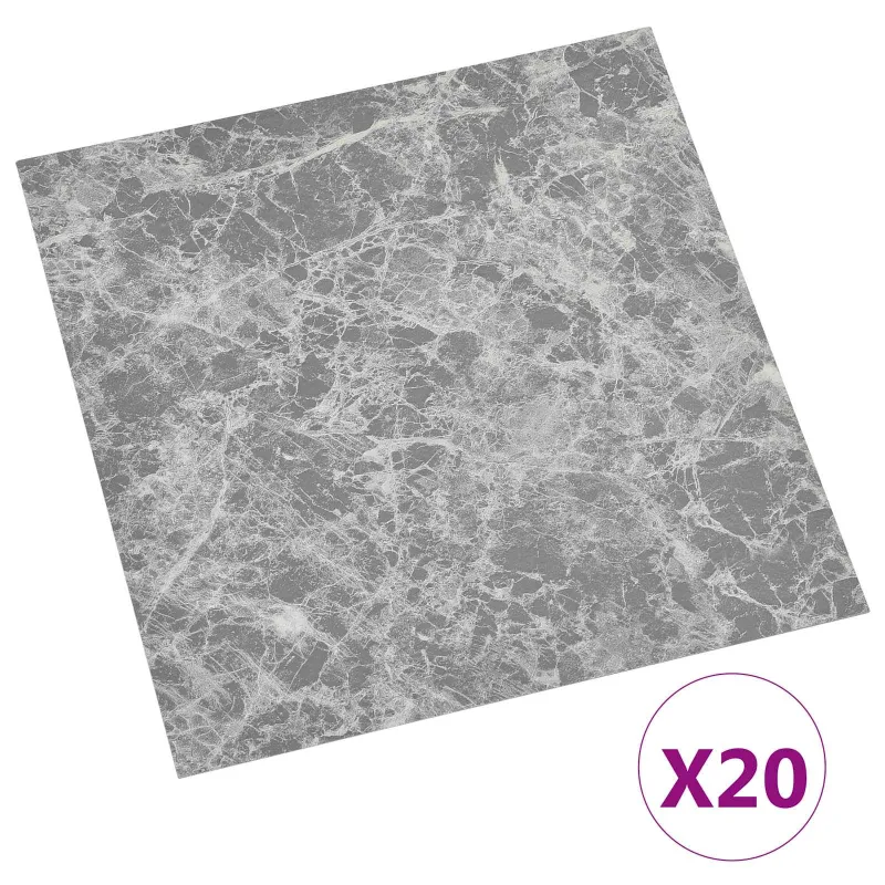 Savesiūnančių Grindų Plokštės 30,5 x 30,5 cm 20 pcs PVC