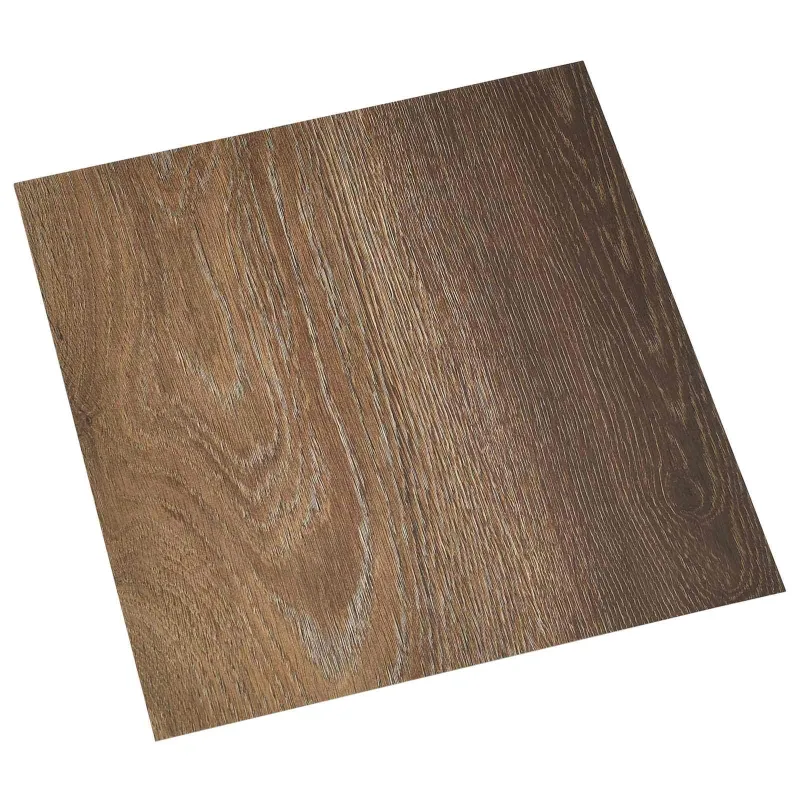 Savesiūnančių Grindų Plokštės 30,5 x 30,5 cm 20 pcs PVC Ruda