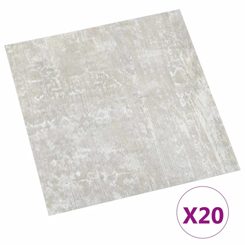 Savesiūnančių Grindų Plokštės 30,5 x 30,5 cm 20 pcs PVC