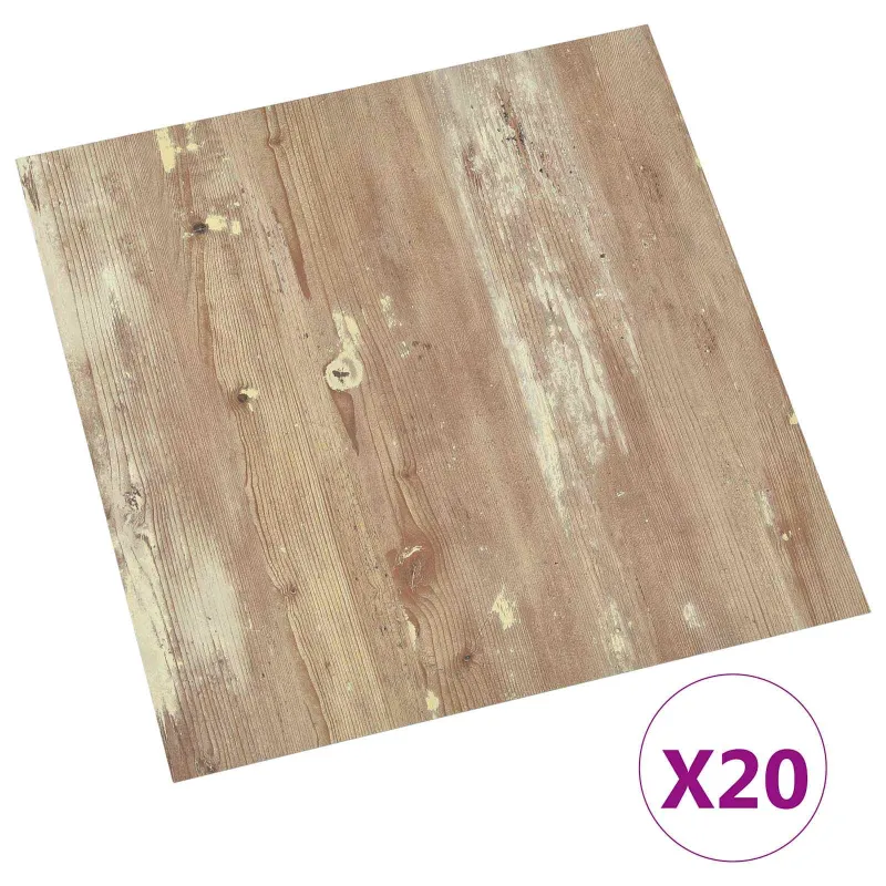 Savesiūnančių Grindų Plokštės 30,5 x 30,5 cm 20 pcs PVC