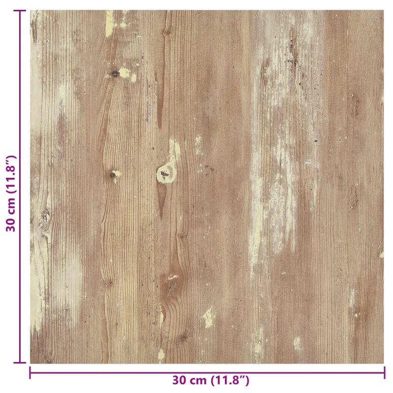 Savesiūnančių Grindų Plokštės 30,5 x 30,5 cm 20 pcs PVC