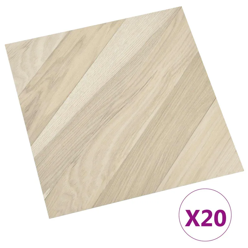 Savesiūnančių Grindų Plokštės 30,5 x 30,5 cm 20 pcs PVC