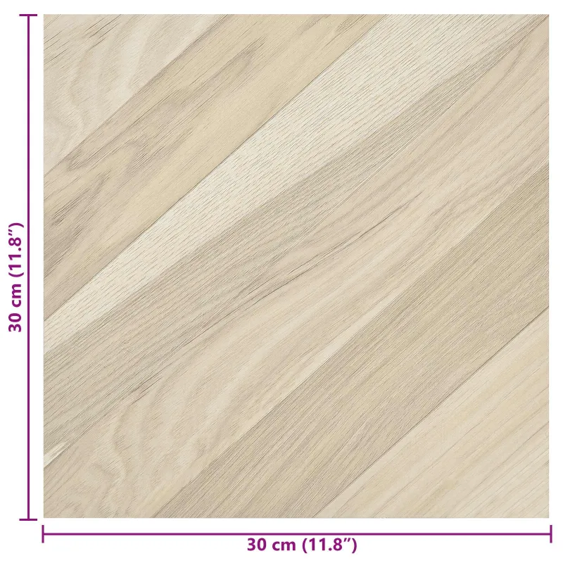 Savesiūnančių Grindų Plokštės 30,5 x 30,5 cm 20 pcs PVC