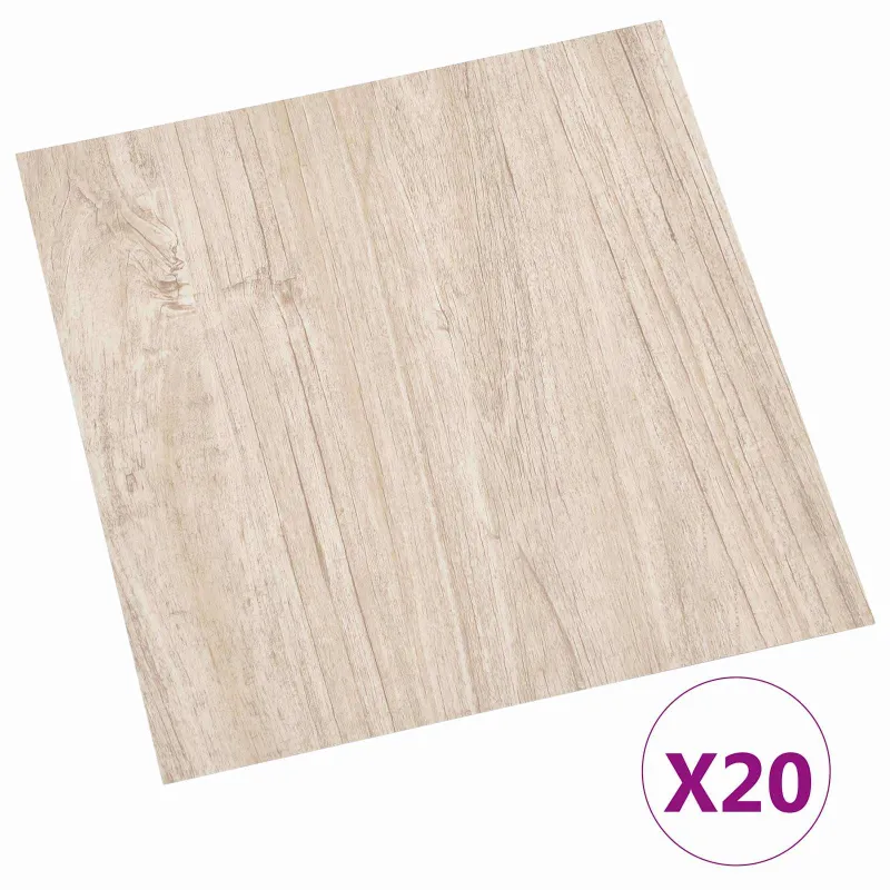 Savesiūnančių Grindų Plokštės 30,5 x 30,5 cm 20 pcs PVC