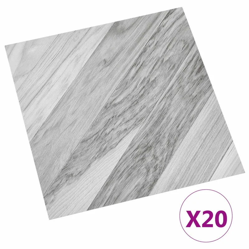 Savesiūnančių Grindų Plokštės 30,5 x 30,5 cm 20 pcs PVC