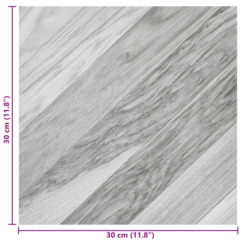 Savesiūnančių Grindų Plokštės 30,5 x 30,5 cm 20 pcs PVC