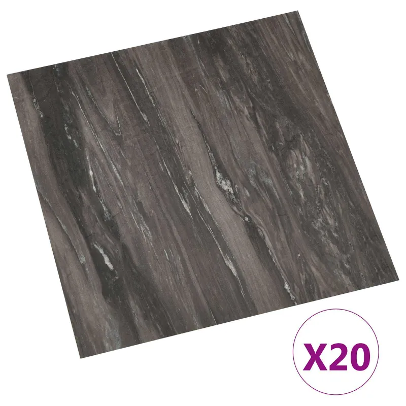 Savesiūnančių Grindų Plokštės 30,5 x 30,5 cm 20 pcs PVC