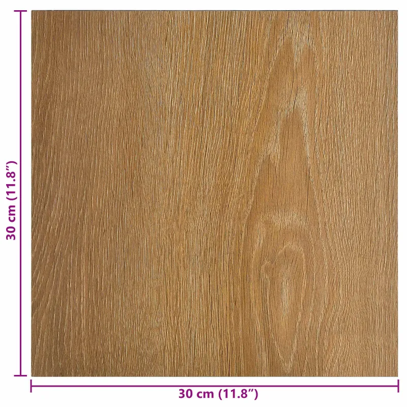 Savesiūnančių Grindų Plokštės 30,5 x 30,5 cm 20 pcs PVC Medis