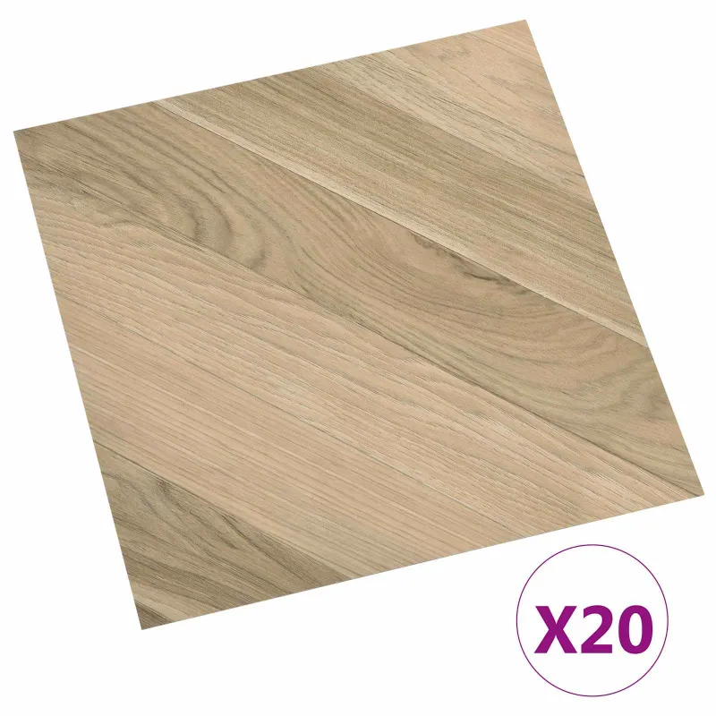 Savesiūnančių Grindų Plokštės 30,5 x 30,5 cm 20 pcs PVC
