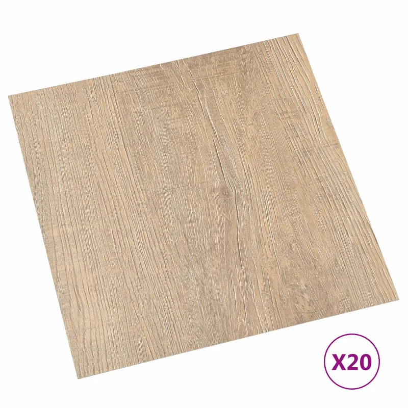 Savesiūnančių Grindų Plokštės 30,5 x 30,5 cm 20 pcs PVC