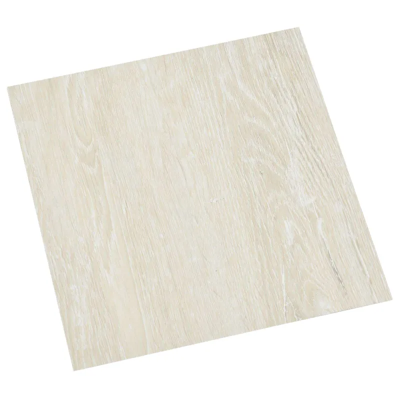 Savesiūnančių Grindų Plokštės 30,5 x 30,5 cm 20 pcs PVC Kreminė