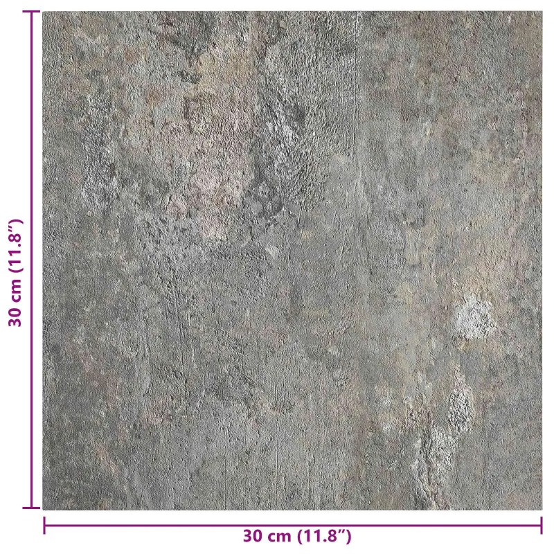 Savesiūnančių Grindų Plokštės 30,5 x 30,5 cm 20 pcs PVC Akmenys