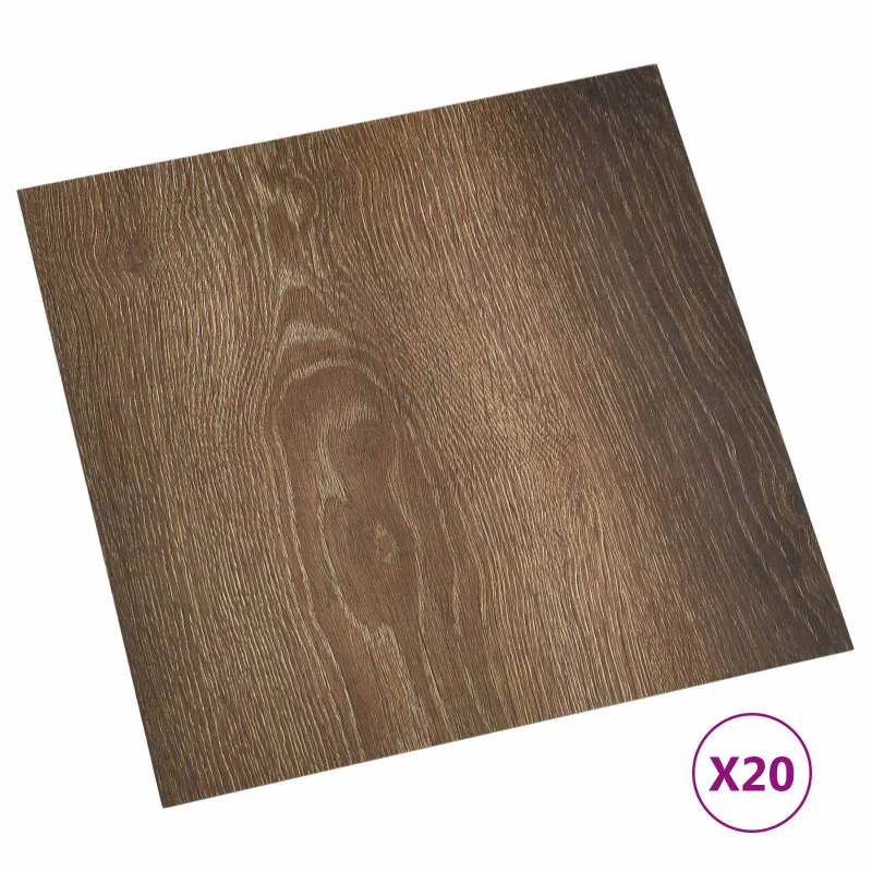 Savesiūnančių Grindų Plokštės 30,5 x 30,5 cm 20 pcs PVC